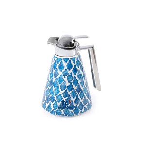 Best Factory Direct <b>Sales</b> Mother of Pearl Inlay Thermos Display Ramadan Eid Flowers and Blue and Gray Color - Product Image 5