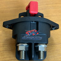 Interrupteur de déconnexion de batterie maître 500A 48V 4 pôles DPST IP67/IP69K, double pôle, robuste, 880175