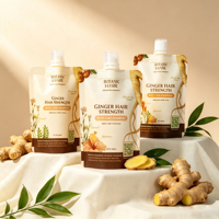 Sacs d'emballage pour shampoing et lotion avec bec verseur, personnalisables avec logo, impression en gravure, matériaux recyclés de qualité alimentaire, rechargeables