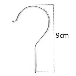 Tùy chỉnh thép không gỉ Chrome mạ phẳng móc treo móc áo phụ kiện - Product Image 3