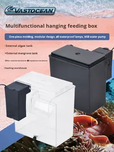 Boîte de reproduction suspendue externe pour aquarium, conception modulaire, pompe USB pour réservoirs d'isolement marins et mangroves, algues ATS - Product Image 6