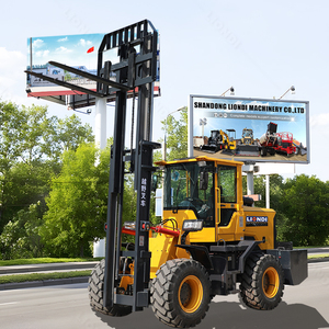 Professional <strong>Diesel</strong> Articulated <strong>All</strong> Wheel <strong>Forklift</strong> 4x4 Big Rough <strong>Terrain</strong> <strong>Forklift</strong> - Product Image 3