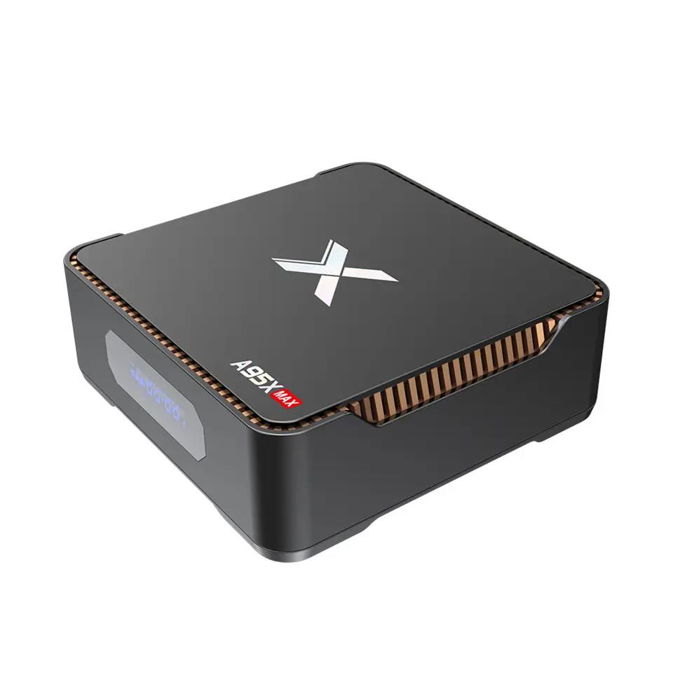 A95X Max Android TV Box Recorder con porta Sata S905X3 4GB 64GB 4K Set Top Box