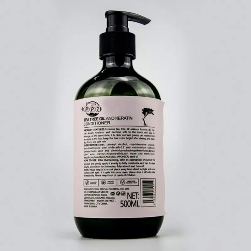 OEM özel özel etiket toptan lüks köpük Argan yağı sülfat ücretsiz Vegan sıvı organik çay ağacı yağı şampuan