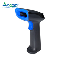 OCBS-2088 OCOM Global Lecteur de codes-barres sans fil portable USB RS232 1D 2D avec fonction de lecture par exposition, Stock disponible
