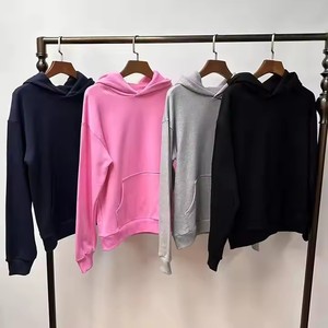 Top Quality Heavyweight 100% Cotton <b>Hoodies</b> Sweatshirts Pullover Streetwear Tracksuits Denimes Puff Printing <b>Hoodies</b> for <b>Men</b> - Product Image 6