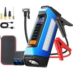 8000A 6000a 150 Psi voiture cavalier Super condensateur batterie de secours batterie externe 12v Booster compresseur saut démarreur avec pompe à Air - Product Image 1