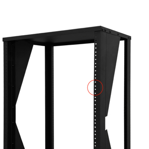 Soporte estable y antideslizante MX-4B de 19 pulgadas para montaje en rack de servidor/mesa mezcladora de estudio de marco abierto - Product Image 3