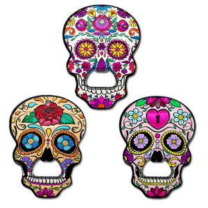 Aimant souvenir personnalisé en impression 3D, ouvre-bouteille mexicain en forme de crâne - Product Image 1
