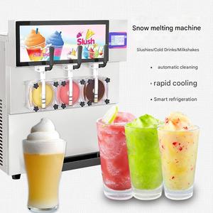 Máquina de Granizados Comercial de Alta Calidad con 3 Depósitos para Cocteles Congelados, Ideal para Discotecas - Product Image 3