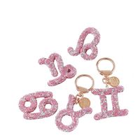 Porte-clés Constellation en Strass Cristal, Pendentifs Signes Astrologiques, Breloques Horoscope, Bijoux