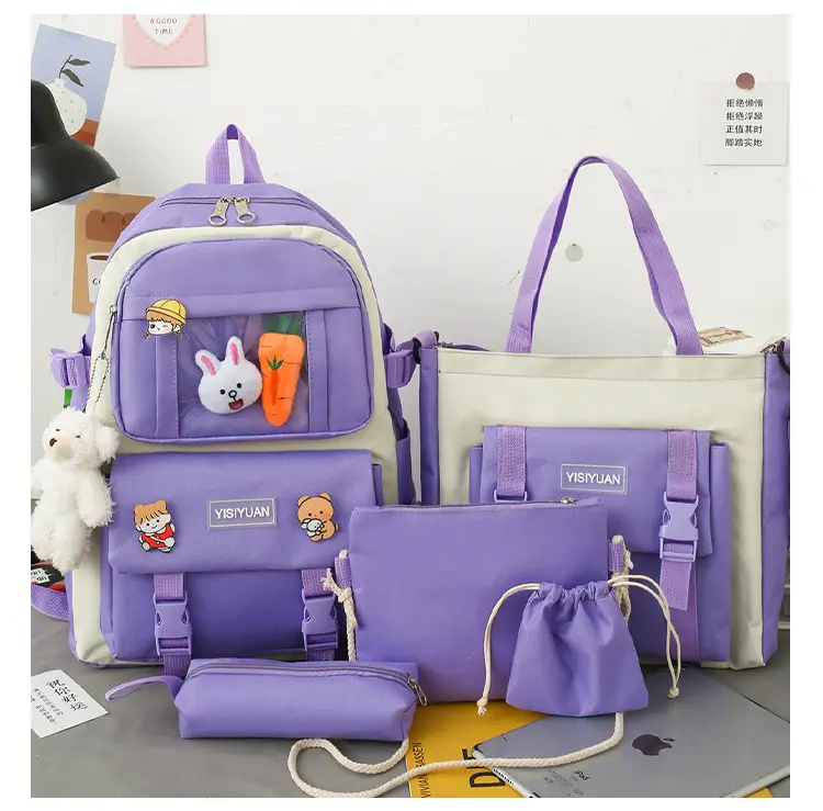 Высокое качество оптовая продажа на заказ дешевые школьные сумки набор Школьный рюкзак детские школьные сумки