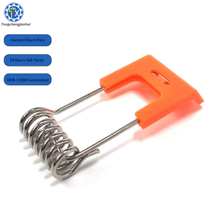 Nhà Máy Giá Độ Chính Xác Cao Thép Không Gỉ Đen Tráng Xoắn Cuộn Dây Mùa Xuân Clip Downlight Mùa Xuân Kẹp Cho LED Bảng Điều Chỉnh Ánh Sáng - Product Image 2