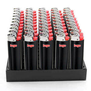 Briquets en plastique classiques Maxi US Spot Bi, modèle J26, pour fumer et barbecue, emballage personnalisé avec logo - Product Image 3