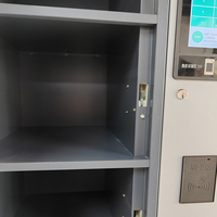Casier intelligent à reconnaissance faciale PIN Armoire de rangement moderne en métal express pour supermarché Casier électronique intelligent
