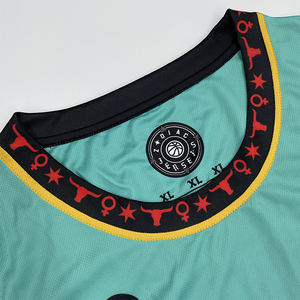 Maillots de basket-ball XL respirants avec sublimation personnalisés unisexe nouveaux ensembles d'uniformes en polyester à motif OEM vente en gros - Product Image 4