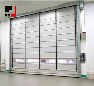 <span class=keywords><strong>Porte</strong></span> automatique industrielle à grande vitesse résistante au vent en PVC pour lave-auto - Product Image 2