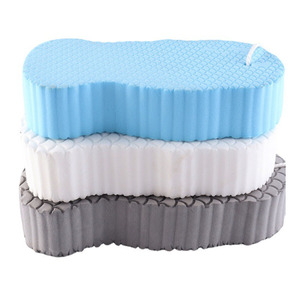 Gant de bain exfoliant magique en PVA, éponge nettoyante durable pour le corps, élimination des peaux mortes - Product Image 1