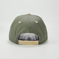 Casquettes de baseball sportives bicolores personnalisées fabriquées en usine avec logo brodé main 3D en sergé, assorties à la série de vêtements