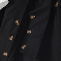 Printemps Été 2025 Robes de Fille Mode Patchwork Haute Qualité Manches Longues avec Boutons Design Vêtements Décontractés pour Filles