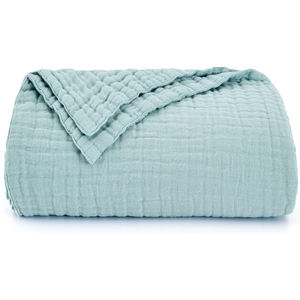 Wholesale Woven 4 Layers 100% Organic Cotton Swaddle Blankets, OEKO-TEX, Soft &amp; Hypoallergenic 130*200cm/51*79inch for <strong>Teenager</strong> - Product Image 1