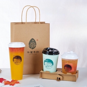Vasos Desechables Personalizados de PP para Té de Burbujas de 12/16/20/24oz con Tapas, Vasos para Boba, Gobelets à <span class=keywords><strong>Emporter</strong></span> - Product Image 5