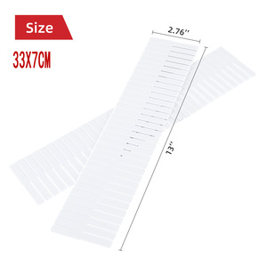 Clothing Organizer Modular Dividers Flexible Storage Drawer Organizers For Socks Underwear Rectangular PP Material Standing Type - Product Image 5