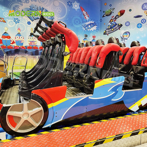 Parque de atracciones interior y exterior, montaña rusa para niños, juegos de feria de diversiones. - Product Image 5