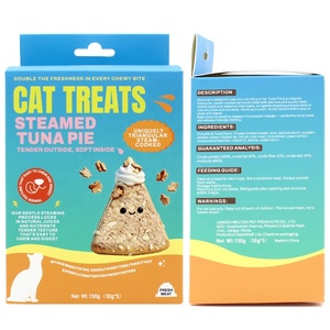 Friandises <span class=keywords><strong>pour</strong></span> chats riches <span class=keywords><strong>en</strong></span> protéines <span class=keywords><strong>en</strong></span> <span class=keywords><strong>gros</strong></span>, galettes de poulet triangulaires cuites à la vapeur, collations souples <span class=keywords><strong>pour</strong></span> chats, aliments <span class=keywords><strong>pour</strong></span> animaux de compagnie personnalisés OEM ODM - Product Image 4
