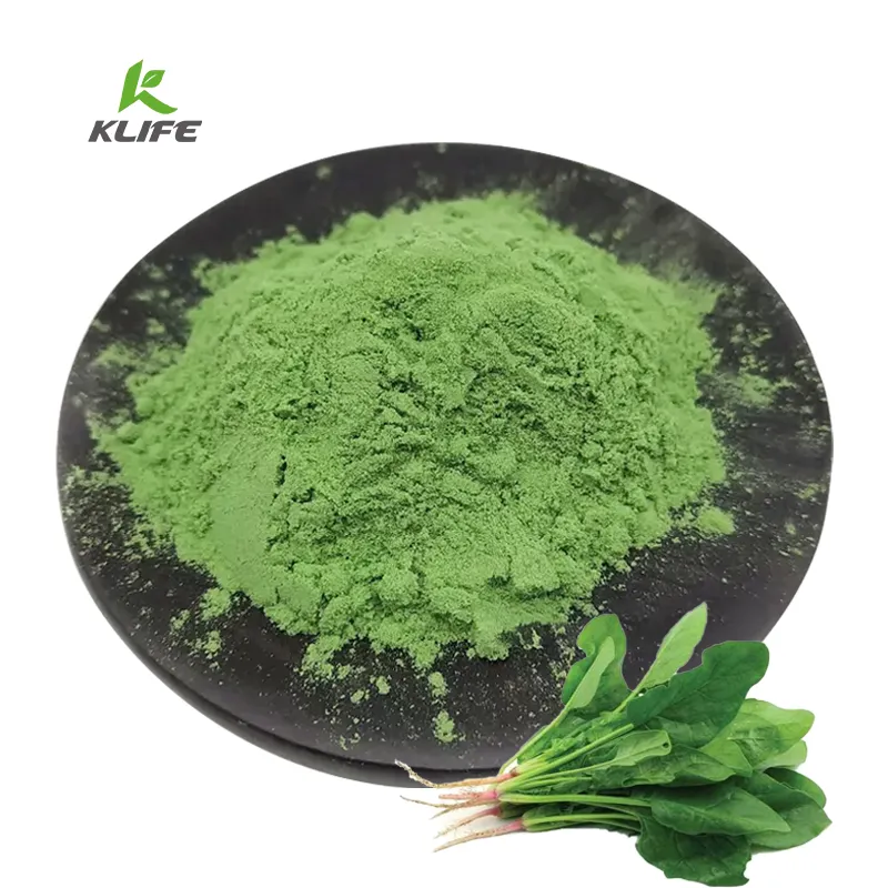 Оптовая продажа, поставка с завода, более дешевая цена, порошок из дегидратных листьев шпината