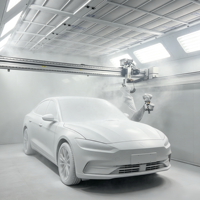Robot de Pintura para Automóviles Tipo Gantry de 6 Ejes y 15 kg de Carga Útil con Motor Servoeléctrico, Escaneo Visual 3D y Escaneo Inteligente