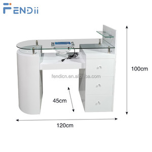 <span class=keywords><strong>Mesa</strong></span> de Manicura para Salón, Moderna <span class=keywords><strong>Mesa</strong></span> de Uñas de Madera con Extractor de Polvo - Product Image 5