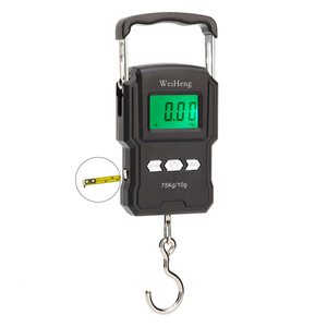 Fabricante Weiheng, Venta al por Mayor de Báscula Digital Colgante Postal Portátil WH-A22 con Cinta Métrica de 1M y Capacidad de 75KG OEM, Báscula Postal Colgante WH-A22 - Product Image 1