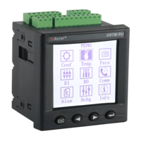 Capteur de température sans fil Acrel ATE400 Capteur CT alimenté adapté à la surveillance de la température des bornes du transformateur 0.4kV ~ 35kV