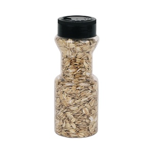 wholesale 100 ml -200 ml plastic spice jars packaging cheap mini spice jar with flip top