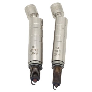 Automotive <b>Universal</b> Swivel Plug <b>Socket</b> Thin Wall 14mm 16mm Magnetic Plug <b>Socket</b> for Automotive Repair Removal - Product Image 1