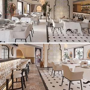 Ensemble de mobilier de mariage pour hôtel de luxe, chaises et tables en tissu blanc, canapé de salle à manger, ensemble de café pour restaurant, banquet - Product Image 6