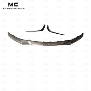 Las rejillas decorativas de parachoques de fibra de carbono son adecuadas para los labios del parachoques delantero de <span class=keywords><strong>Mercedes</strong></span>-<span class=keywords><strong>Benz</strong></span> W205C63 C43 <span class=keywords><strong>COUPE</strong></span> - Product Image 6