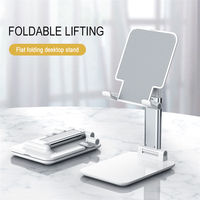Support universel pliable pour tablette, neuf 2022, réglable en hauteur, support flexible en ABS, compatible avec les téléphones portables, utilisation sur lit et bureau