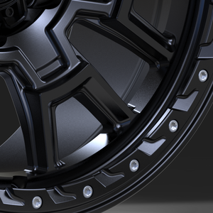 Rines de 5 y 6 Birlos de 17 y 18 Pulgadas, 6x139.7, 5x127, 4x4, Estilo Beadlock para Ford F-150, Toyota Land Cruiser LC200/LC300, Hilux, <span class=keywords><strong>Nissan</strong></span> Tacoma - Product Image 4