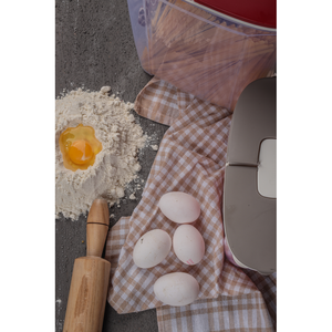 Nombre del producto: Caja de almacenamiento de grano de plástico de 2500ml con tapa contenedor transparente para cocina comida seca Pasta Cereal arroz azúcar - Product Image 6