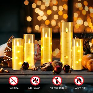 Bougie Pilier LED Sans Flamme Effet Scintillant 2026 – Nouveauté Tendance pour Mariage, Noël, Fêtes et Décoration Intérieure - Product Image 3