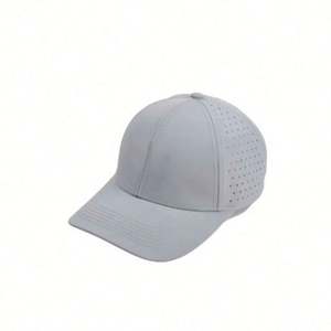 Design Wholesale Custom Laser Cut Caps Polyester Laser Cut Mesh Cap With Woven <b>Patch</b> - Product Image 5