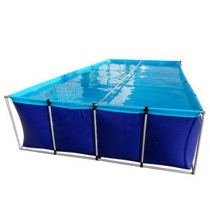 บ่อเลี้ยงปลาพับได้ขนาด 1000L-100000L ทำจากผ้าใบพีวีซีทนทาน ชุบสังกะสี สำหรับเพาะพันธุ์<span class=keywords><strong>ปลา</strong></span><span class=keywords><strong>นิล</strong></span> ใช้ในระบบเพาะเลี้ยงสัตว์น้ำแบบ RAS - Product Image 2
