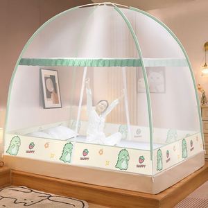 Moustiquaire pliable pour lit de 1,8 mètre, installation facile, avec support en fibre de verre, pour usage domestique, anti-moustiques - Product Image 3