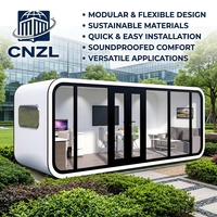 Nouvelle Conception Maison Cabine Apple Préfabriquée Moderne Mobile en Vente, Pod de Bureau Portable Préfabriqué 20Ft 30Ft 40Ft, Appartement Extérieur, Hôtel