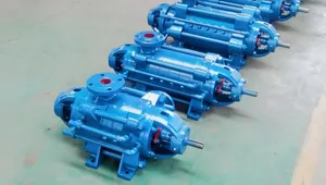 Pompe de surpression horizontale multi-étages en acier inoxydable pour chaudière, haute circulation industrielle, surpression d'eau chaude - Product Image 5