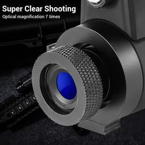 Gafas Monoculares de Visión Nocturna con Brújula, Zoom Óptico de 2x-7x, Estabilización de Imagen, Pantalla HD, Batería Recargable - Product Image 6