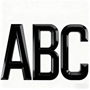 Venta al por mayor de placas de matrícula de coche de plástico ABS negro brillante 3D letra y número - Product Image 3