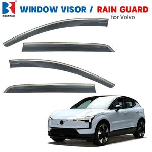 Deflectores de Insectos y Protectores de Lluvia para Ventanas de Volvo EX30 2024-2025 - Deflector Premium Moldeado por Inyección para Viento, Lluvia y Sol - Product Image 1